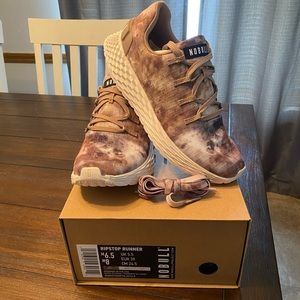 Nobull Earth tie-dye. Size 8 ripstop runner. ($149 from NoBull)